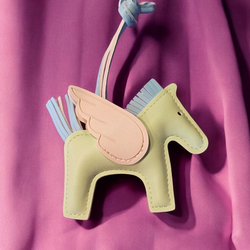 Pastel Pegasus Bag Charm